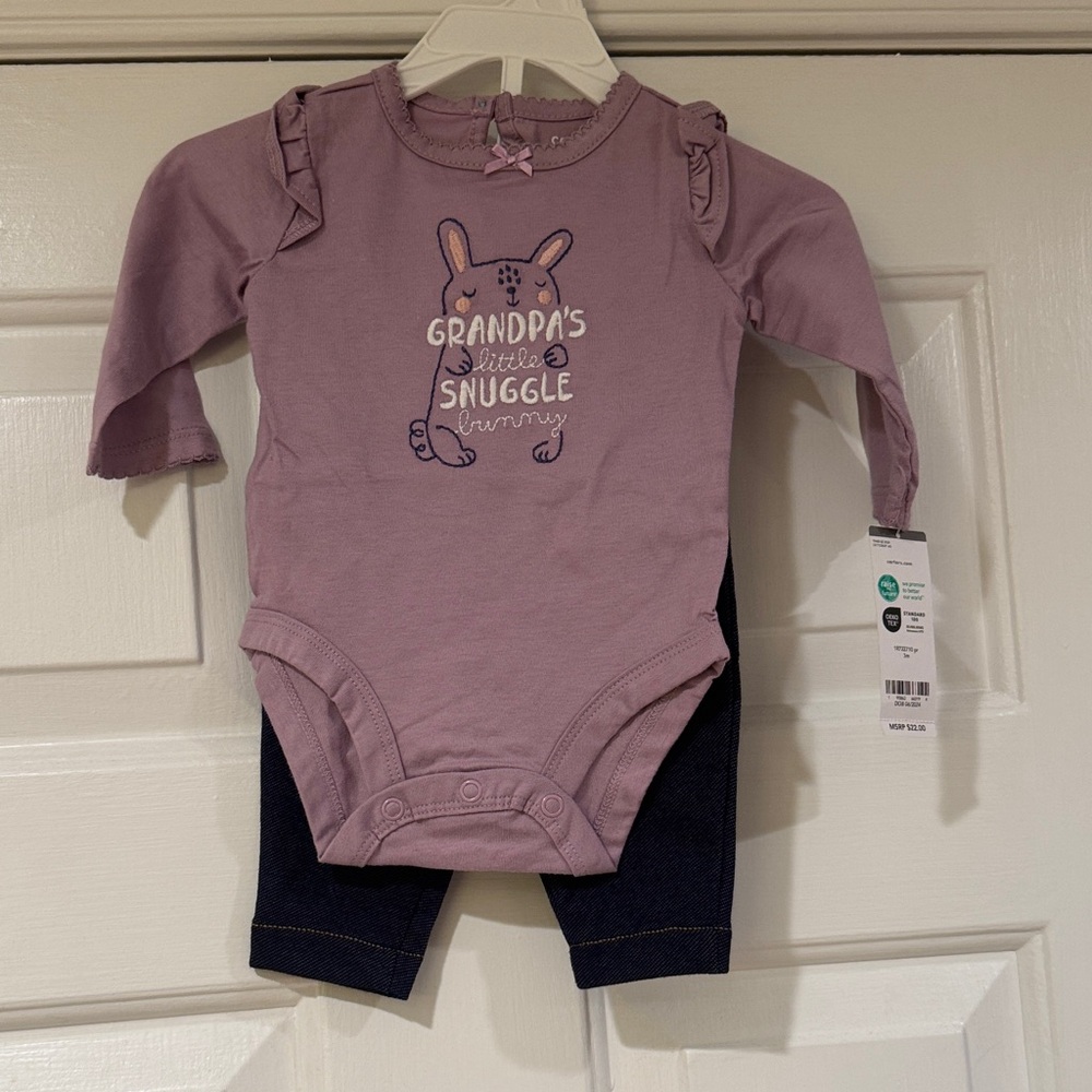Carter's Lavender Baby Bodysuit